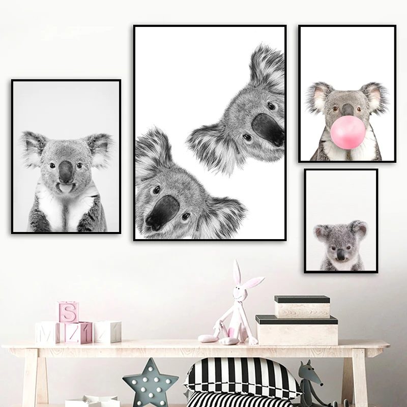 Photography Zoo - Картина на холсте с принтом коалы,