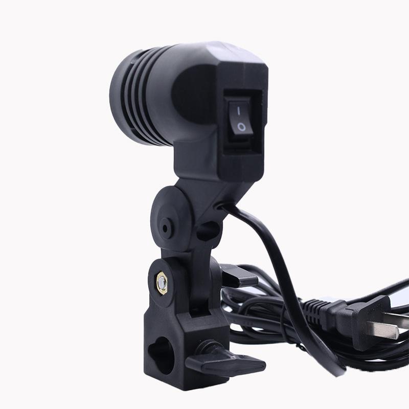 Photography Umbrella Light - Черный кабель-шнур 1.8 м с патроном