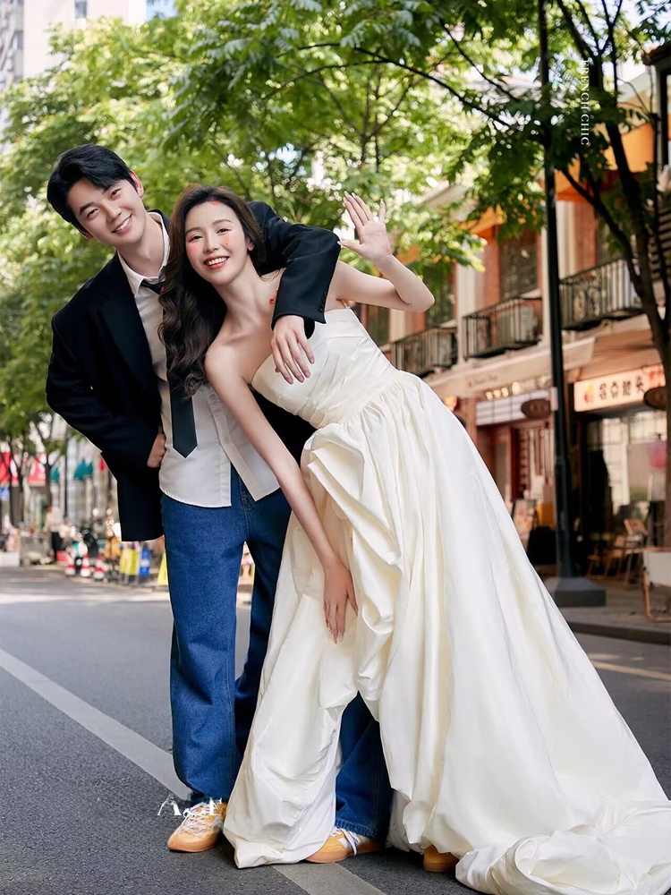 Photography Wedding - Модная джинсовая одежда в корейском стиле
