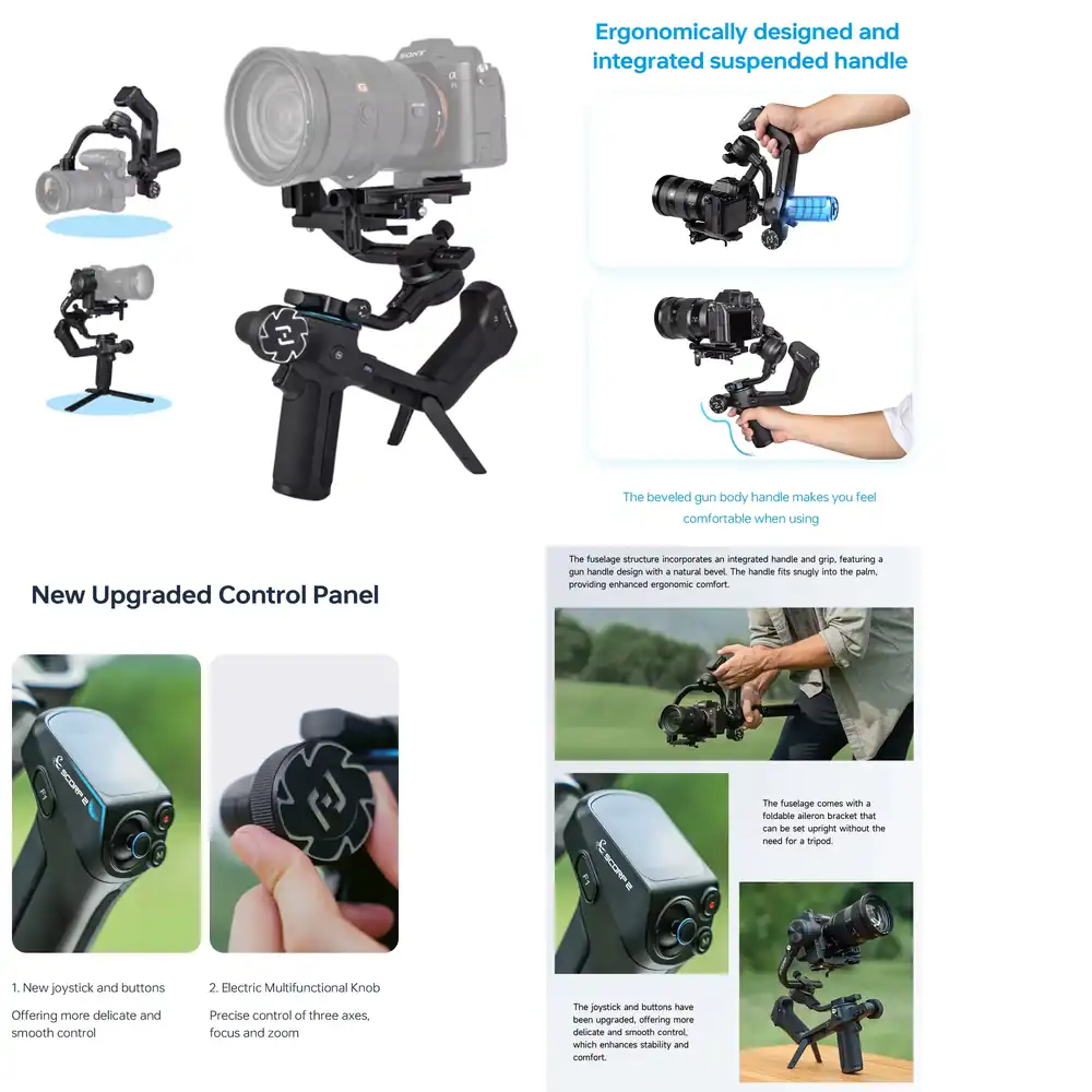 Стабилизатор FeiyuTech Feiyu S – обзор и цена Handheld Stabilizer Gimbal