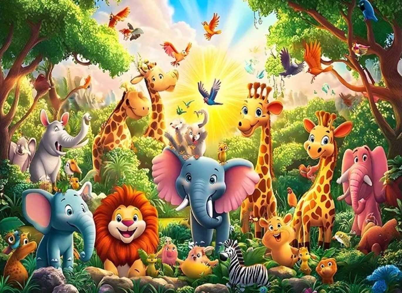 Яркий фон с изображением диког – обзор и цена Photography Zoo