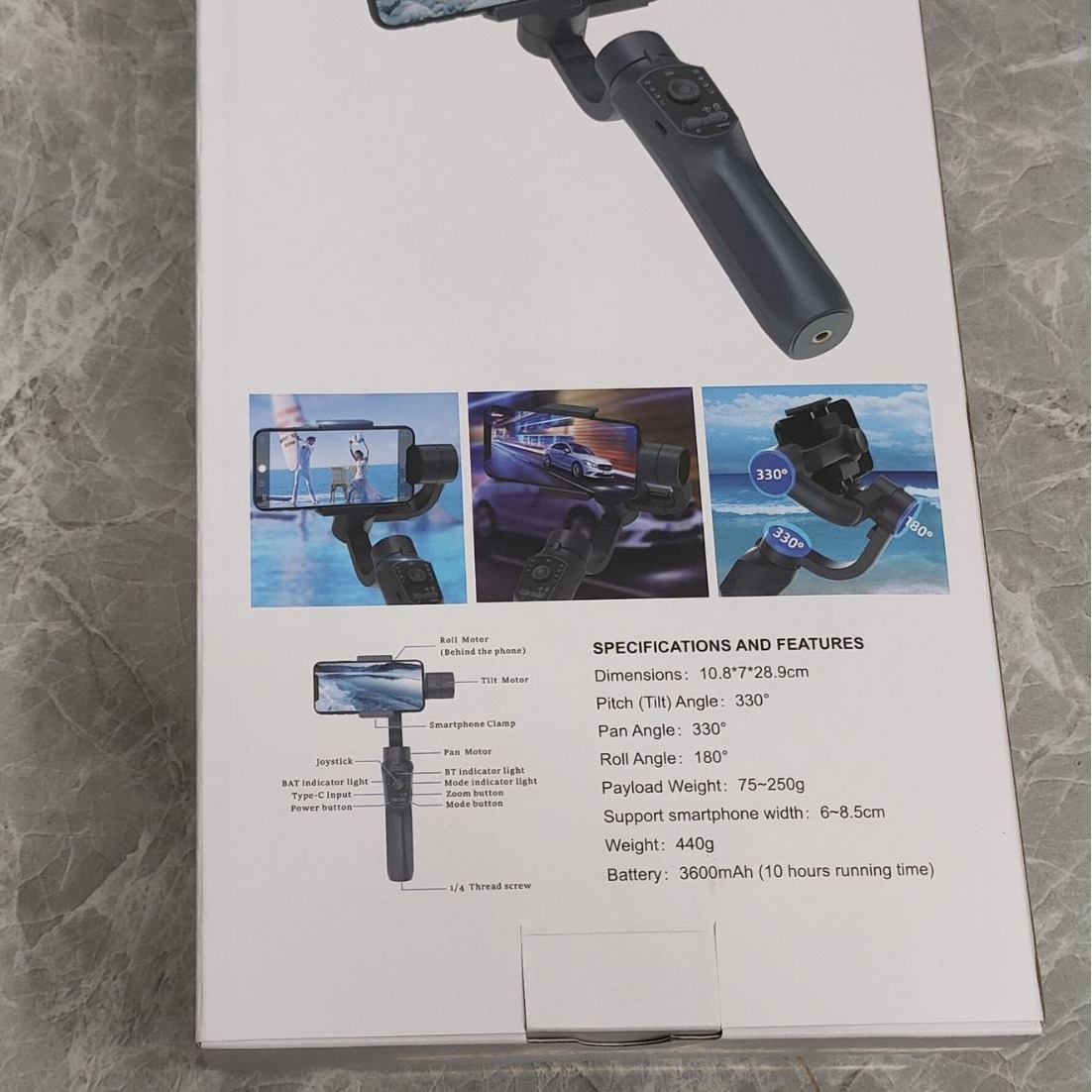 F10 PRO Ручной трехосевой стаб – обзор и цена Handheld Stabilizer Gimbal