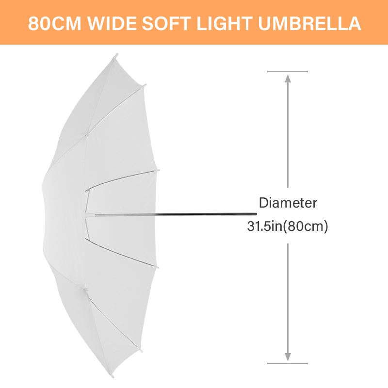 Прозрачный белый светорассеива – обзор и цена Photography Umbrella Light