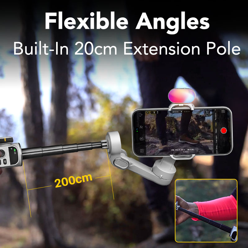 Комплект Aochuan Smart X2, бел – обзор и цена Handheld Stabilizer Gimbal